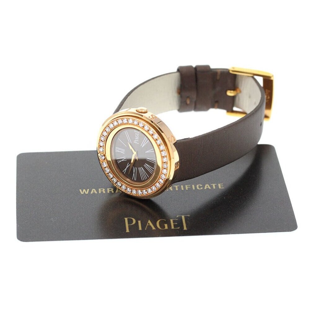 PIAGET possession P10866 K18PG diamond bezel Quartz Ladies Watch_866737